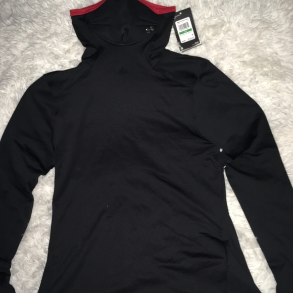 Under Armour Women’s  Black Onyx w/ Built in Face Mask sz Large - Picture 6 of 10